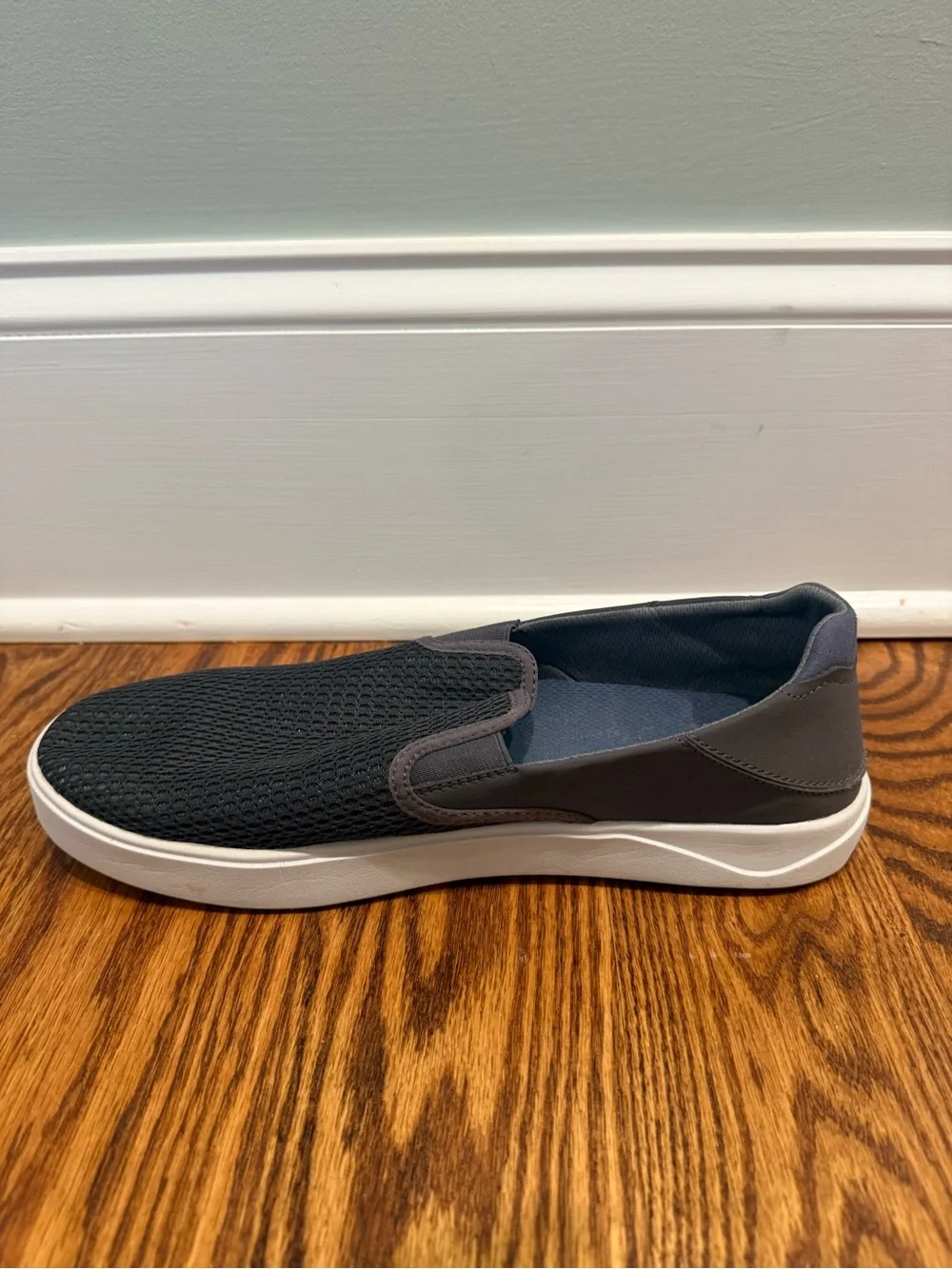 Olukai Men's Charcoal Grey Slip On